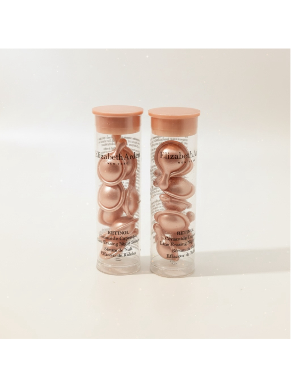 Elizabeth Arden Retinol Ceramide Capsules Line Erasing Night Serum 7 Capsules X2
